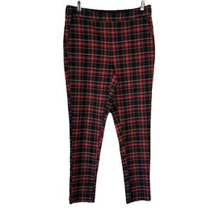 Jenna Rose Plaid Tartan‎ Preppy Classic Pants Sz 8